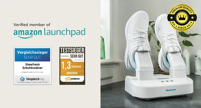 Shoefresh Multi-Freshener & Boot Dryer | Shoe Deodorizer | Shoe Odour Eliminator | Shoe Dryer Electric | Glove Dryer White - Shoefresh #1