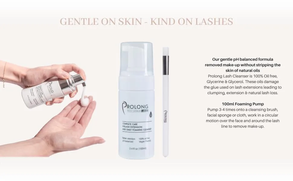 Prolong Lash - Cleanser Concentrate Ingredient Labels - Perfect for Retail Stick on Foaming Cleanser Bottle - 200 Labels per roll - how to