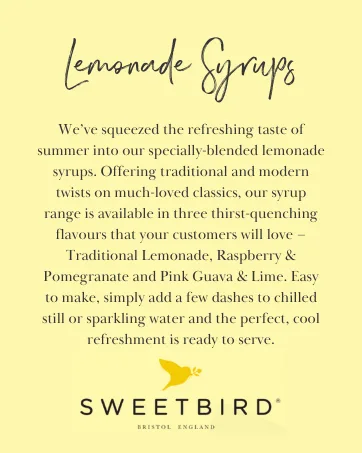 Sweetbird Raspberry & Pomegranate Lemonade Syrup (1 litre) - Vegan Friendly Raspberry Raspberry & Pomegranate 1 l (Pack of 1) - product information 17