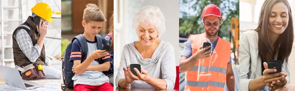 uleway Big Button Mobile Phone for Elderly GSM Unlocked Mobile Phone With SOS Button Speed Dail Torch FM Radio Dual SIM Basic Cell Phone Easy to Use for Seniors (Black) - easy to use mobile phone