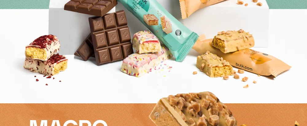 Bulk Macro Munch Protein Bar Salted Caramel Box of 12 Sated Caramel - bulk