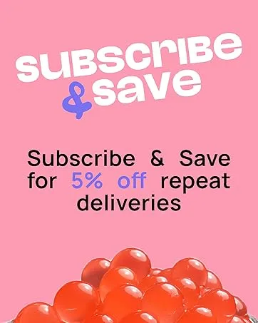 POPPZ Popping Boba Fruit Pearls for Bubble Tea - Fruit Bursting Tapioca Pearls by Bubble Mania | 450g (Cherry) Cherry 450 g (Pack of 1) - Subscribe and save