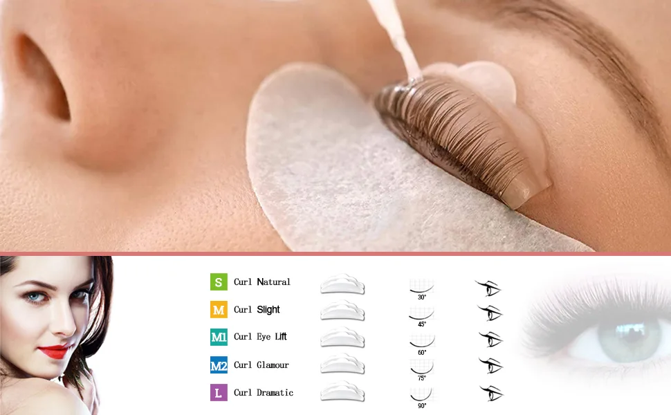 Lash Lift Kit Eyelash Perm Kit Eyelash Lift Kit Semi-Permanent Curling Perming Wave Lotion & Liquid Set For Salon Home Use (Blue) - product information 10