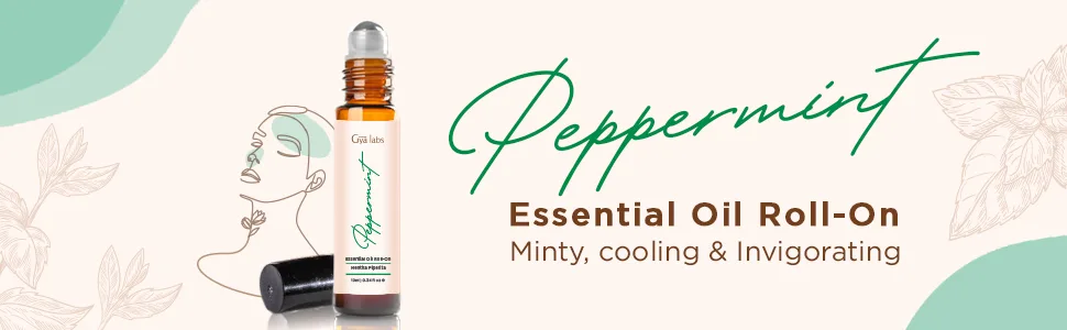 Gya Labs Peppermint Essential Oil Roll-On (10ml) - Sweet Minty Scent Peppermint (Roll On) 10 ml (Pack of 1) - product information 9