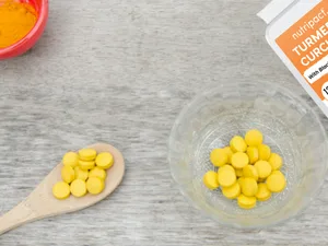 Turmeric Tablets 5000mg with Black Pepper and Ginger 95% Curcuminoids 120 High Strength Tumeric Curcumin Supplements (Not Turmeric Capsules or Powder) Vegan & Gluten Free - TURMERIC TABLETS IMAGE