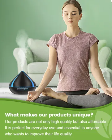500ml Essential Oil Diffusers With 8 Essential Oils Set Aromatherapy Diffusers With Remote Control 4 Timer Auto-Waterless Shut-Off For Bedroom Large Room Black - B09WYMD5XM