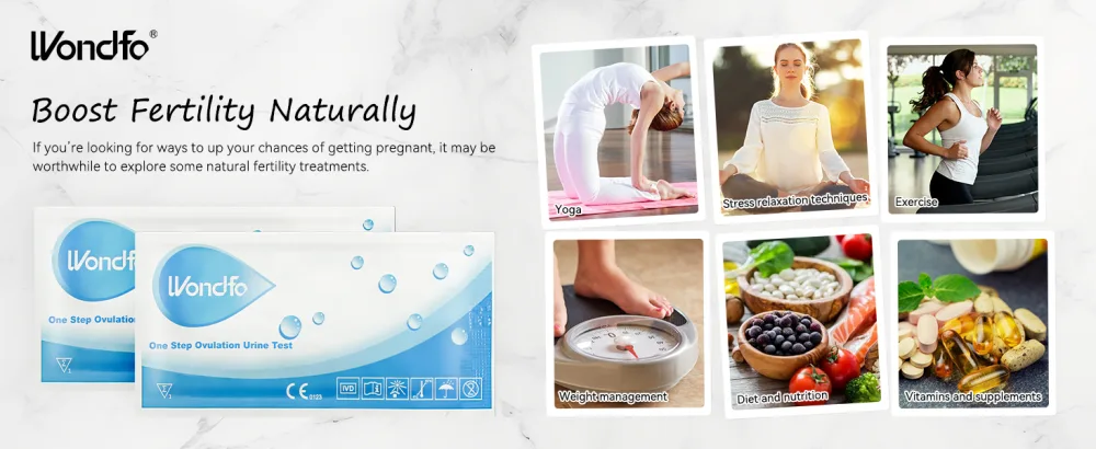 Wondfo Ovulation Tests Strips 50 LH Ovulation Test Strips Fertility Predictor Testing OPK for Trying to Conceive - boost fertility