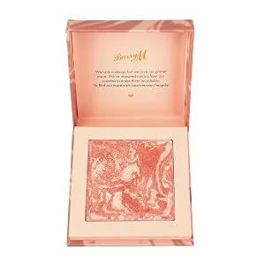Barry M Heatwave Baked Marbled Blush in Shade Coral Sunray - heatwave blusher