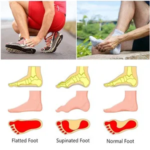 Voarge 2 Pairs Extra Thick Cushioned Compression Arch Support with More Padded Comfort for Plantar Fasciitis Fallen Arches Heel Spurs Flat and Achy Feet Problems - Voarge 2 Pairs Extra Thick Cushioned Compression Arch Support