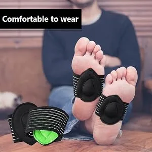 Voarge 2 Pairs Extra Thick Cushioned Compression Arch Support with More Padded Comfort for Plantar Fasciitis Fallen Arches Heel Spurs Flat and Achy Feet Problems - Voarge 2 Pairs Extra Thick Cushioned Compression Arch Support