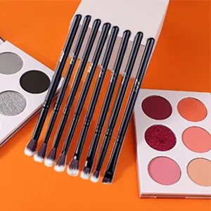 MSQ Eyeshadow Brushes 12Pcs Professional Eye Makeup Brush Set Eye Makeup Brushes Set for Concealer Eyeliner Eyelash Eyebrow Blending Contour (Pure Black) 1Pure Black - product information 13