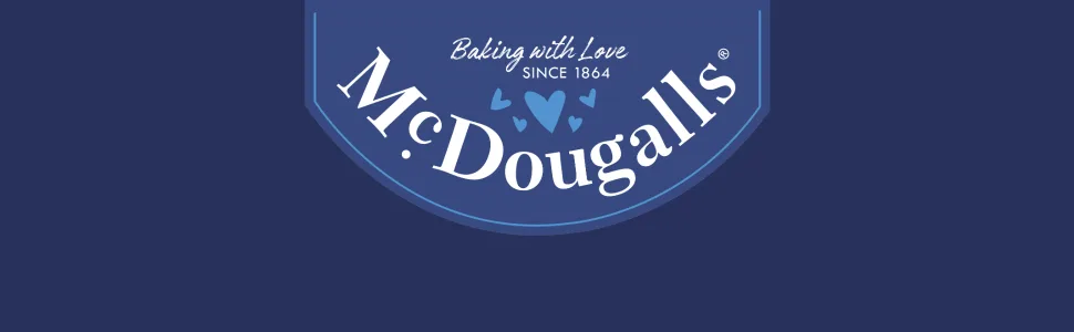 McDougalls Self Raising Flour Pre-Sifted For Lighter Bakes 3 Kg Bag (Pack of 1) Plain Flour 3.5kg - Logo BAnner