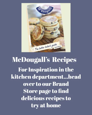 McDougalls Self Raising Flour Pre-Sifted For Lighter Bakes 3 Kg Bag (Pack of 1) Plain Flour 3.5kg - McDougalls Recipes