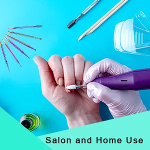 Cuticle Drill Bit MORGLES Ceramic Nail Drill Bits 10 Pcs E File Bits 3/32" for Electric Manicure Pedicure Nail Drill for Acrylic Gel Nails - E FILE DRILL
