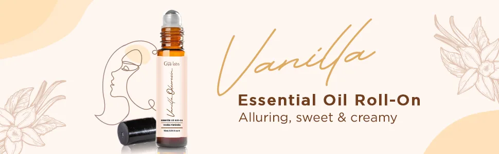 Gya Labs Vanilla Essential Oil Roll-On (10ml) - Sweet & Floral Scent Vanilla (Roll On) 10.00 ml (Pack of 1) - product information 9