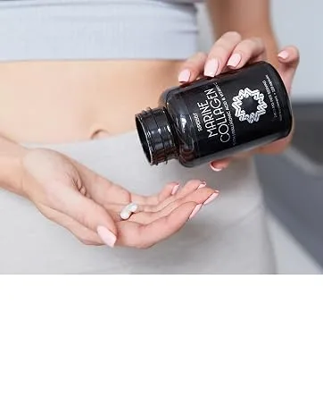 Activated Charcoal Tablets 2000mg - High Strength Charcoal Tablets for Flatulence - 180 Capsules Pure Charcoal from Wild Coconut Shells - 6 Capsules Serving - Active Charcoal Supplement for Adults - Marine Collagen