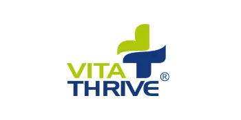 VitaThrive Folic Acid 400 g 90 Tablets - vitathrive logo 350x175px