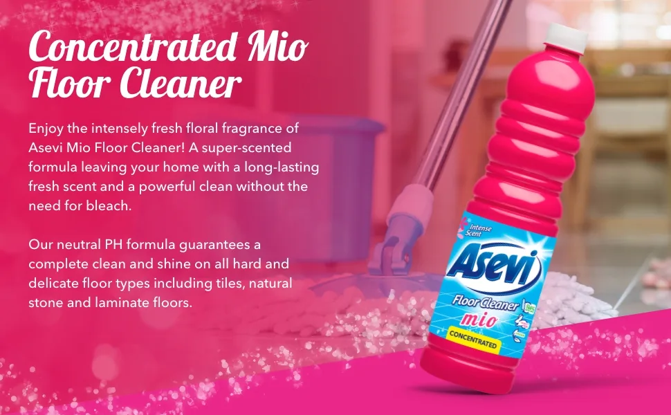 Asevi Concentrated Floor Cleaner Liquid Hard Floor Cleaner Laminate Floor Cleaner 1L Mio - product information 14