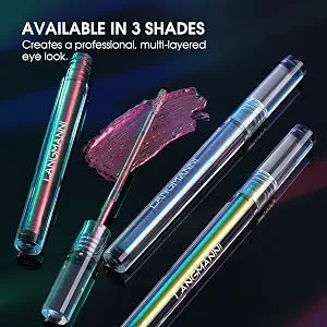 3 Pcs Liquid Chameleon Eyeshadow Makeup Set Metallic Changing Long-lasting Holographic Glitter Multichrome Eyeshadows (#A) - Chameleon Eyeshadow