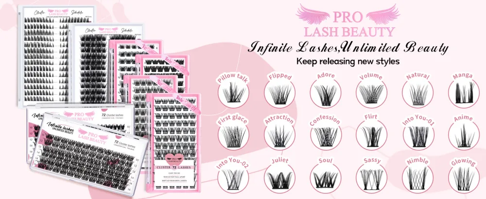 Cluster Lashes 72 Pcs Individual Lashes Lash Clusters DIY Eyelash Extension Super Thin Band Reusable Soft & Comfortable (Into You-01-D-10mm) - cluster lasheses