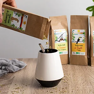 ORIGEENS ORGANIC YERBA MATE SET x4 | Organic Yerba Mate Tea 4x80gr | Mate Set Gift Idea - calebasse