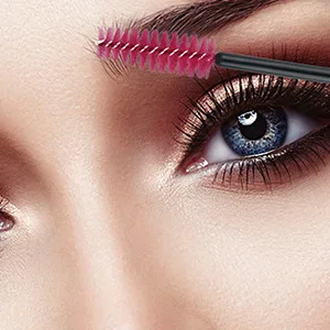 G2PLUS 100 PCS Eyelash Brushes Spoolies- Multi-Colored Eyebrow Spoolie Brushes - Disposable Mascara Wands - Eyelash Extension Brushes for Extensions 100 Multi-Colored - lash brushes for lashes and eyebrows