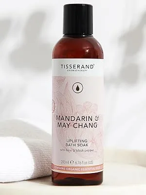 Tisserand Aromatherapy Mandarin & May Chang Uplifting Bath Soak - Mandarin and May Chang Uplifting Bath Soak