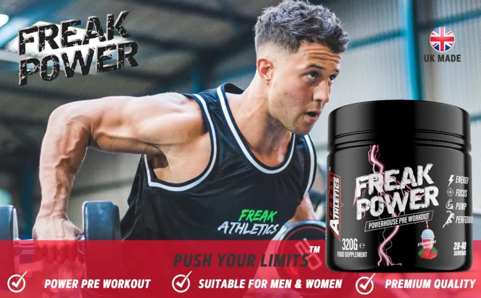 Freak Power Pre Workout 320g Pre Workout Powder (Tropical) - Pre Workout
