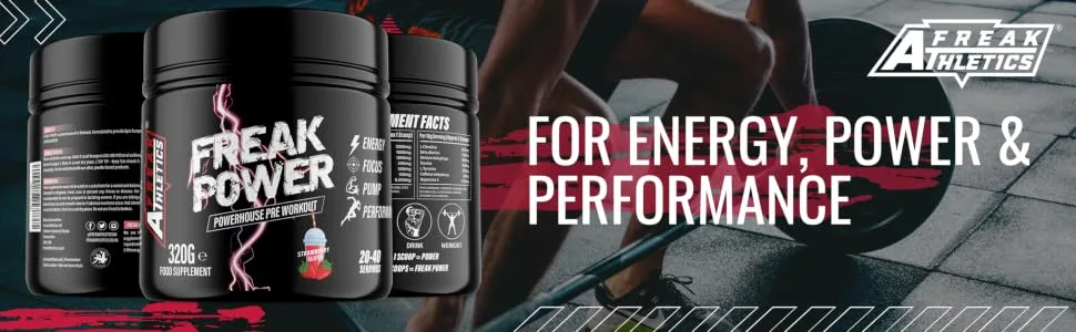 Freak Power Pre Workout 320g Pre Workout Powder (Tropical) - Pre Workout Powder