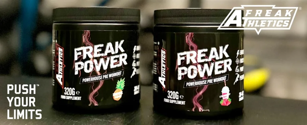 Freak Power Pre Workout 320g Pre Workout Powder (Strawberry Slush) - Pre Workout
