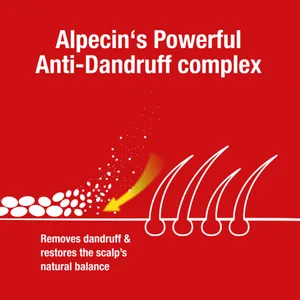 Alpecin Dandruff Killer Shampoo 3x 375ml | Effectively Removes and Prevents Dandruff | Hair Care for Men Made in Germany - Alpecin Anti-Dandruff Complex