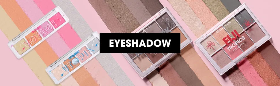 Collection Cosmetics Intensely Pigmented Colour Eye Shadow Palette with 8 Stunning Shadows Matte and Metallic Shades New York Skyline - eyeshadow