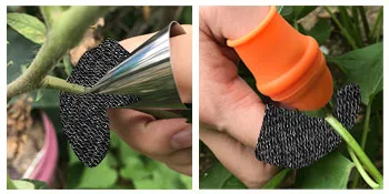 RIVIEVAL 12 Pieces Finger Cots Reusable Thumb Protector Non Slip Finger Protectors Breathable Finger Cots Cut Resistant Protection for Work Kitchen Garden Sculpture (Black)  - Finger Cots