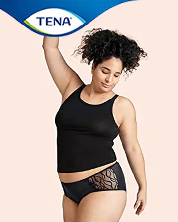 TENA Men - Washable Protective Pants - Soft Comfy and Secure Boxers for Drips and Dribbles - Invisible Protection Classic Cut - Light Absorption - Pack of 1 - Black - Size XL - product information 7