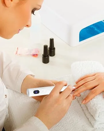 Electric Nail Files Nail Drill Portable E File Kit with Rechargeable Base 12 Drill Bits Adjustable Speed Electric Manicure and Pedicure Set for Acrylic Nails Gel Nails - product information 4