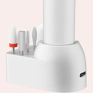 Electric Nail Files Nail Drill Portable E File Kit with Rechargeable Base 12 Drill Bits Adjustable Speed Electric Manicure and Pedicure Set for Acrylic Nails Gel Nails - product information 9