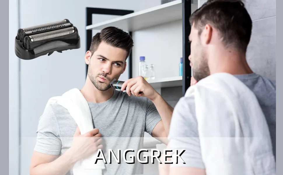 ANGGREK Series 3 Replacement Head S3 Replacement Head Electric Shaver Cutter Head Replacement Part Accessories Fit For Series 3 Replacement Foil Pack of 1 - product information 22