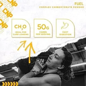 CNP Professional Fuel Complex Carbohydrate Powder with CH20 50g Carbs Easy Digestion 1.8kg 36 Servings Unflavoured (Pouch) - CNP Professional Fuel