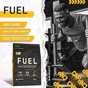 CNP Professional Fuel Complex Carbohydrate Powder with CH20 50g Carbs Easy Digestion 1.8kg 36 Servings Unflavoured (Pouch) - CNP Professional Fuel