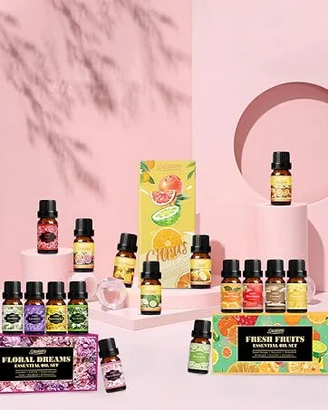 SALUBRITO Spring Essential Oils Set Aromatherapy Fresh Spring Fragrance Oils for Diffusers and Home Candle Making - Gardenia Jasmine Peppermint Fresh Cut Grass Spring Rain Breeze Scent Oil - product information 15