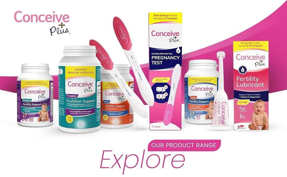 Conceive Plus Prenatal - Multivitamin + DHA Choline Folate. Non GMO Supplement During Pregnancy 30 Days Supply 60 Caps - conceive plus fertility products