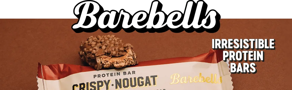 Barebells Protein Bars | 20g protein low carb chocolate bars | after workout low calorie snacks 12 x 55g (Crispy Nougat) - protein bar barebells healthy snacks protein bars post workout protein snacks