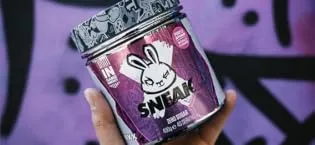 SNEAK | Electric Mango Edition | In-Game Focus Boost Energy Drink Zero Sugar Low-Calorie Vegan | 40 Servings Electric Mango 400.00 g (Pack of 1) - product information 2