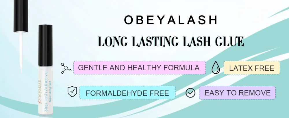 Eyelash Glue Lash Glue 5ml Eye Lash Glue Strong Clear Eyelash Glue False Eyelash Glue by Obeyalash (Clear) Lash Glue-W - product information 13