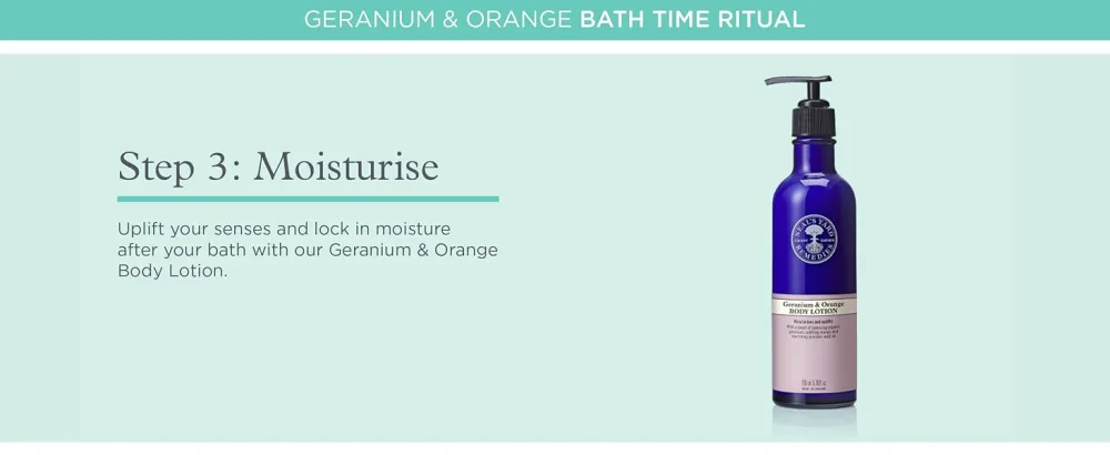 Neal's Yard Remedies Geranium and Orange Foaming Bath - Promote Calmness & Wellbeing - 300ml (worth 24) - product information 33