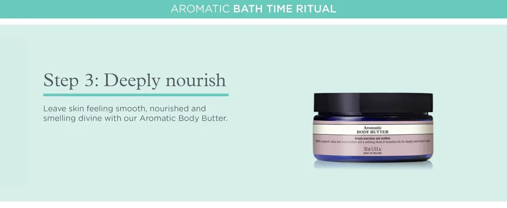 Neal's Yard Remedies Aromatic Foaming Bath - Helps the Mind & Body - Relax & Unwind - 300ml (worth 24) - product information 33