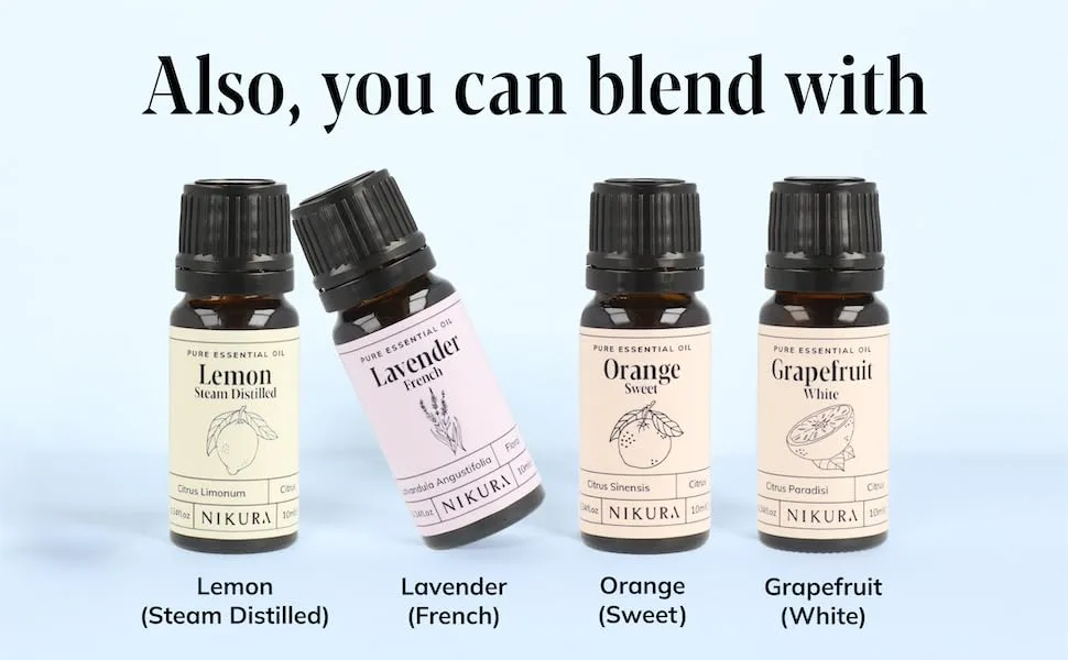 Nikura Sage Essential Oil - 30ml | 100% Pure Natural Oils | Perfect for Aromatherapy Diffusers Soap Making Candle Making | Antimicrobial Cleansing | Vegan & UK Made - diffuser spray home Eucalyptus fragrance gift relief humidifier mind clear aroma spa hair repel
