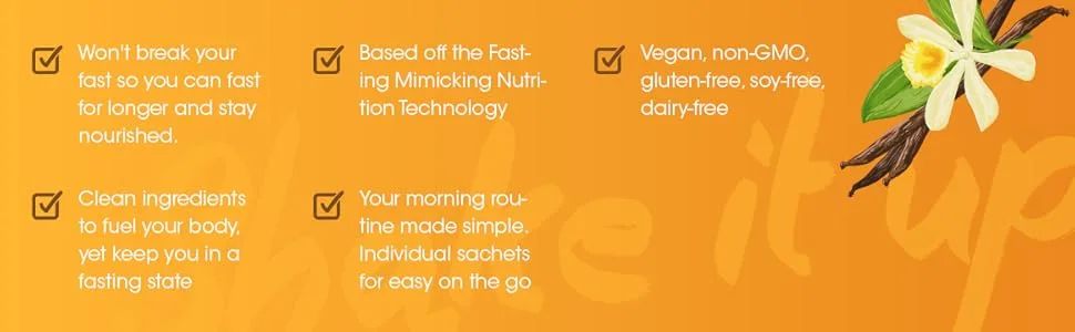 ProLon Fasting Shake - Vanilla - 14 Count - Benefits