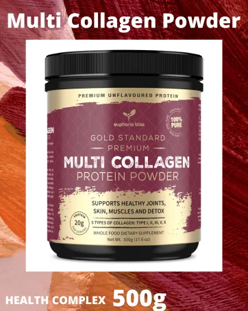 Multi Collagen Protein Powder 500G | Unflavoured | Types I II III V & X Hydrolyzed Grass Fed Bovine | Wild Caught Fish | Free-Range Chicken & Eggshell Collagen | Halal - Brand Story