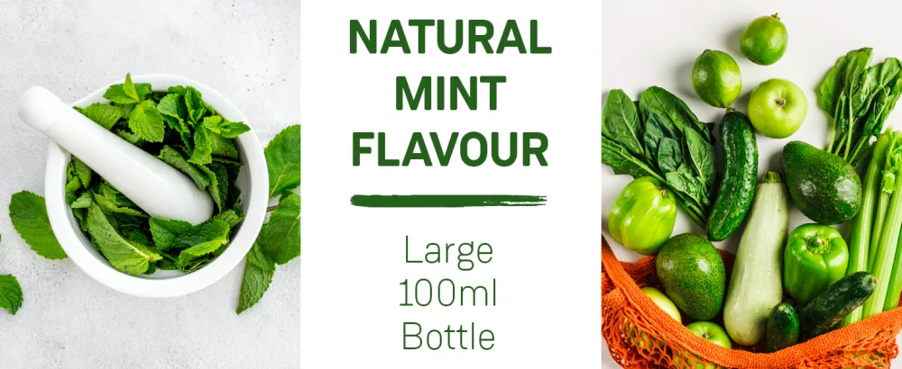 Liquid Chlorophyll - Chlorophyll Drops for Water 100ml for 100 Servings - High Strength 100mg Chlorophyll Liquid Drink - Made in UK by New Leaf Products - chlorophyll liquid drops